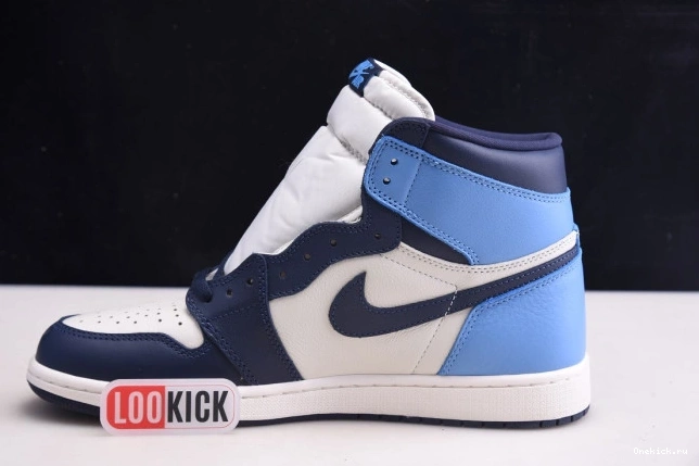 One Kick High 555088-140 Retro Jordan OG 1 Obsidian Air 0805